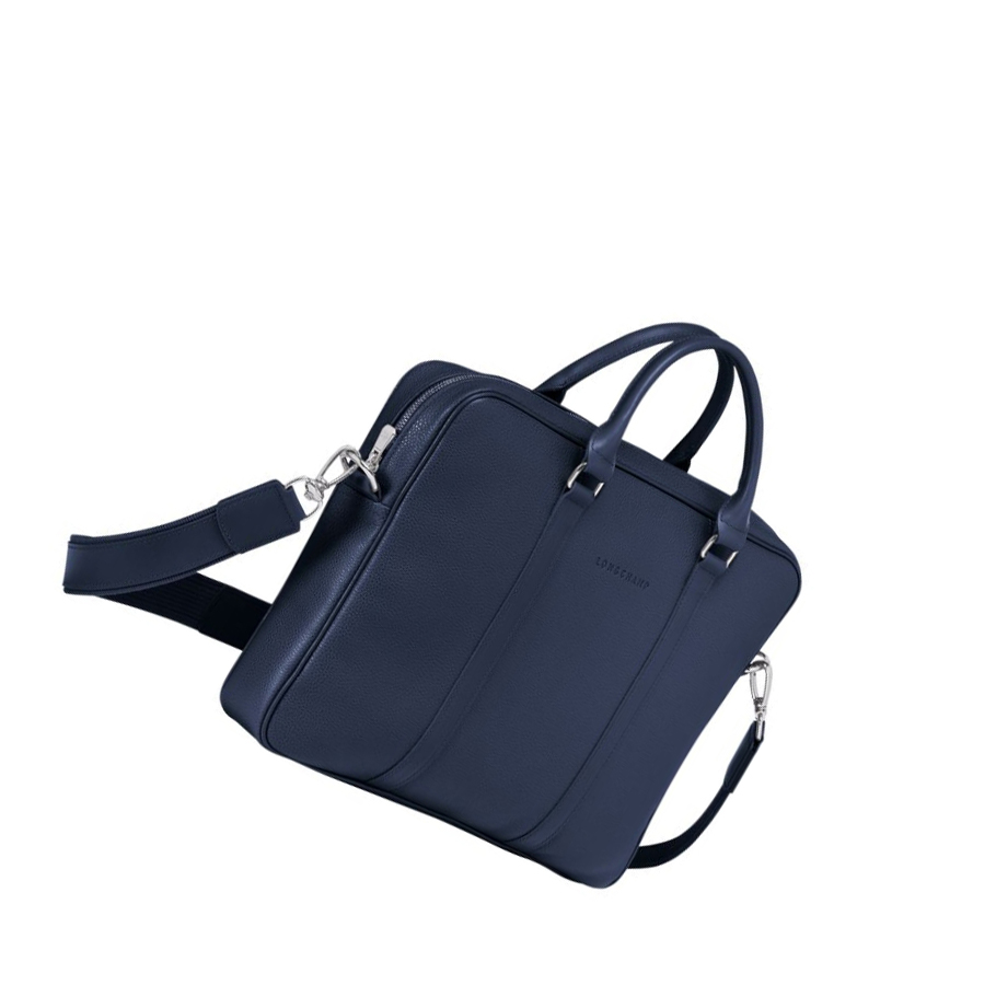 Longchamp Le Foulonné XS Aktetas Dames Donkerblauw | NL-UI96452