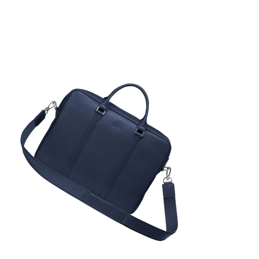 Longchamp Le Foulonné XS Aktetas Dames Donkerblauw | NL-UI96452