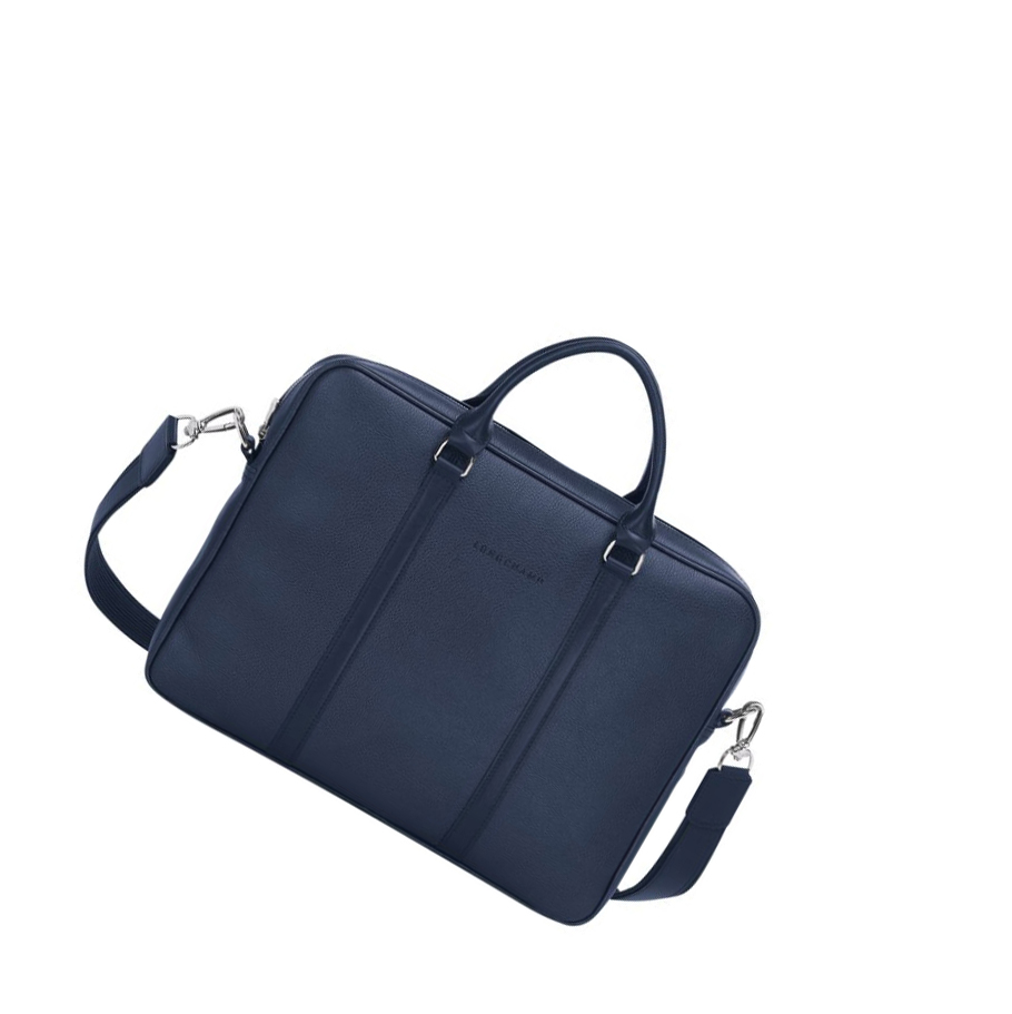 Longchamp Le Foulonné XS Aktetas Dames Donkerblauw | NL-UI96452