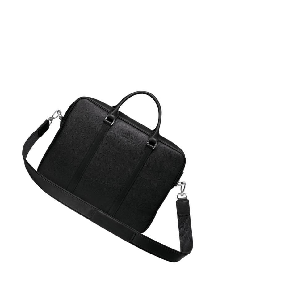 Longchamp Le Foulonné XS Aktetas Heren Zwart | NL-PQ98126