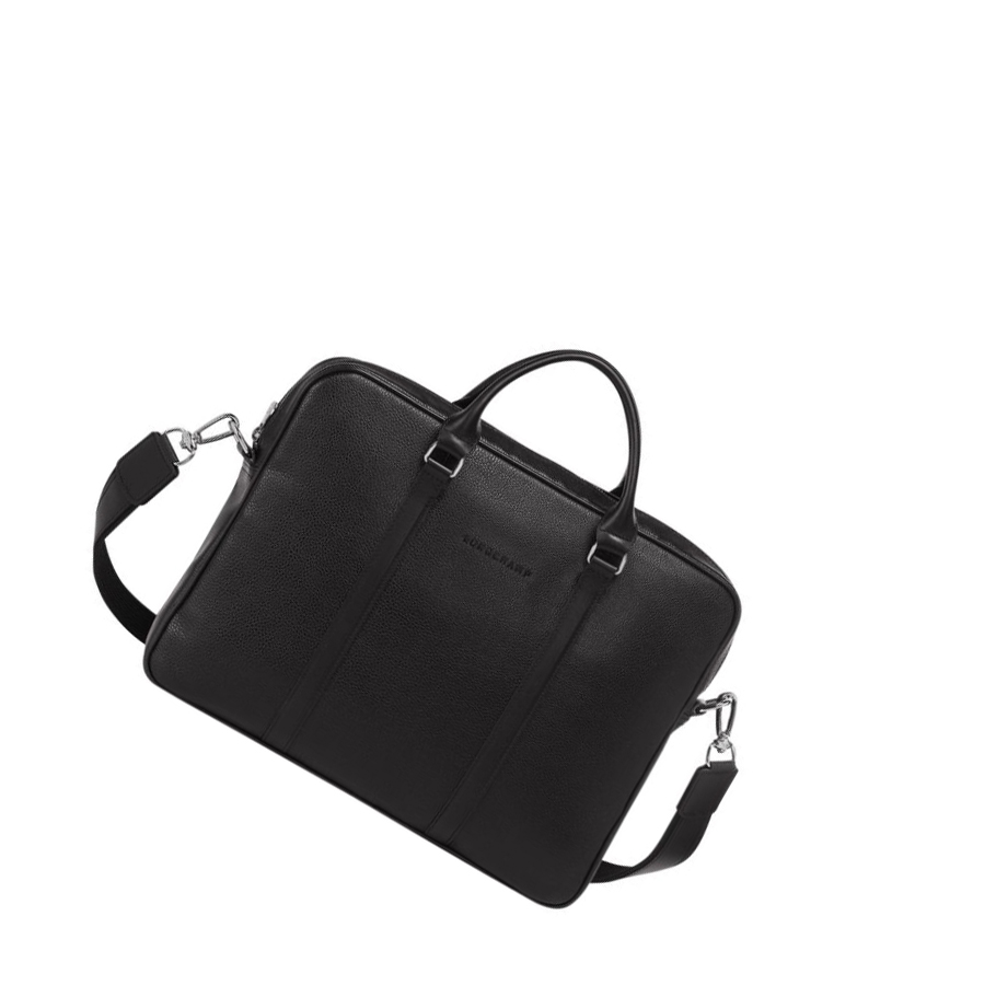 Longchamp Le Foulonné XS Aktetas Heren Zwart | NL-PQ98126