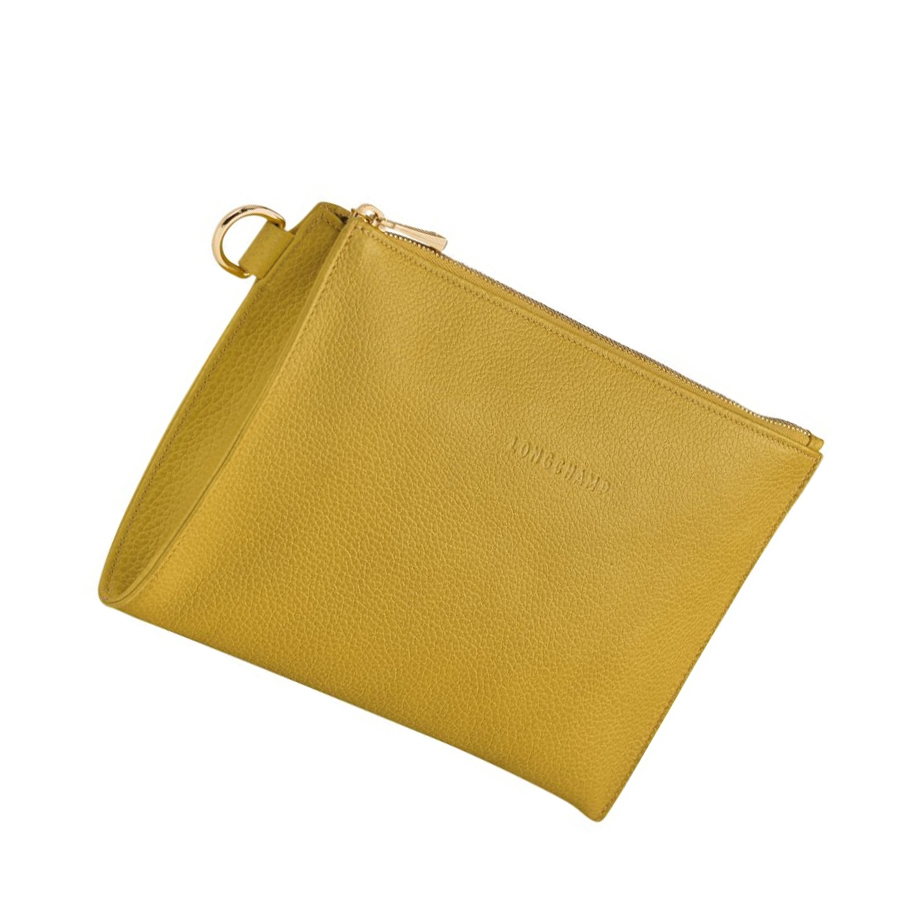 Longchamp Le Foulonné Zak Dames Geel | NL-SY35176