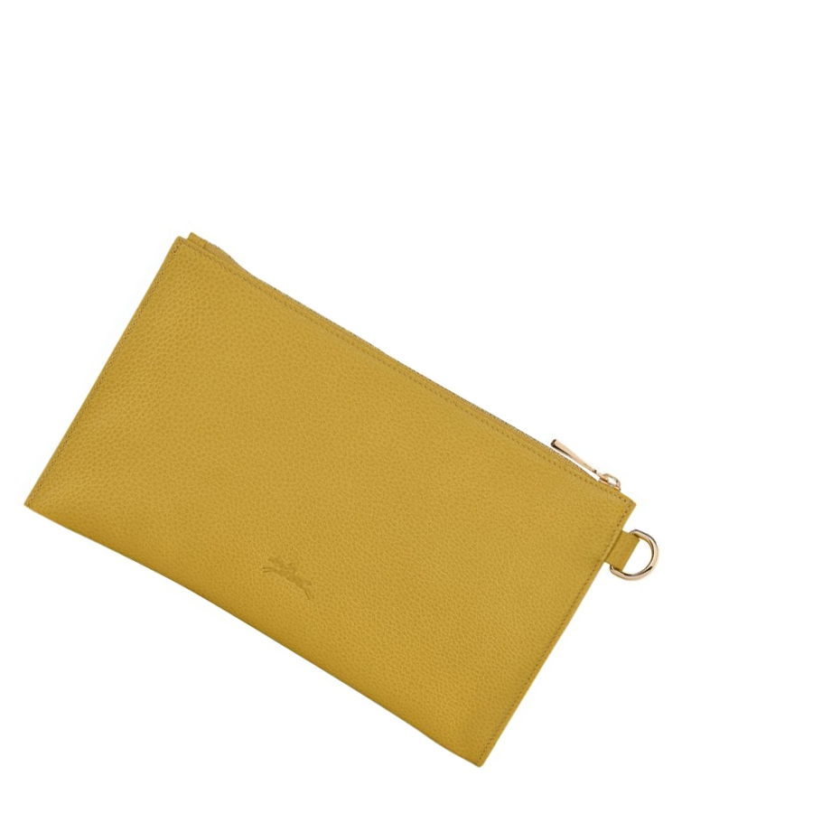 Longchamp Le Foulonné Zak Dames Geel | NL-SY35176