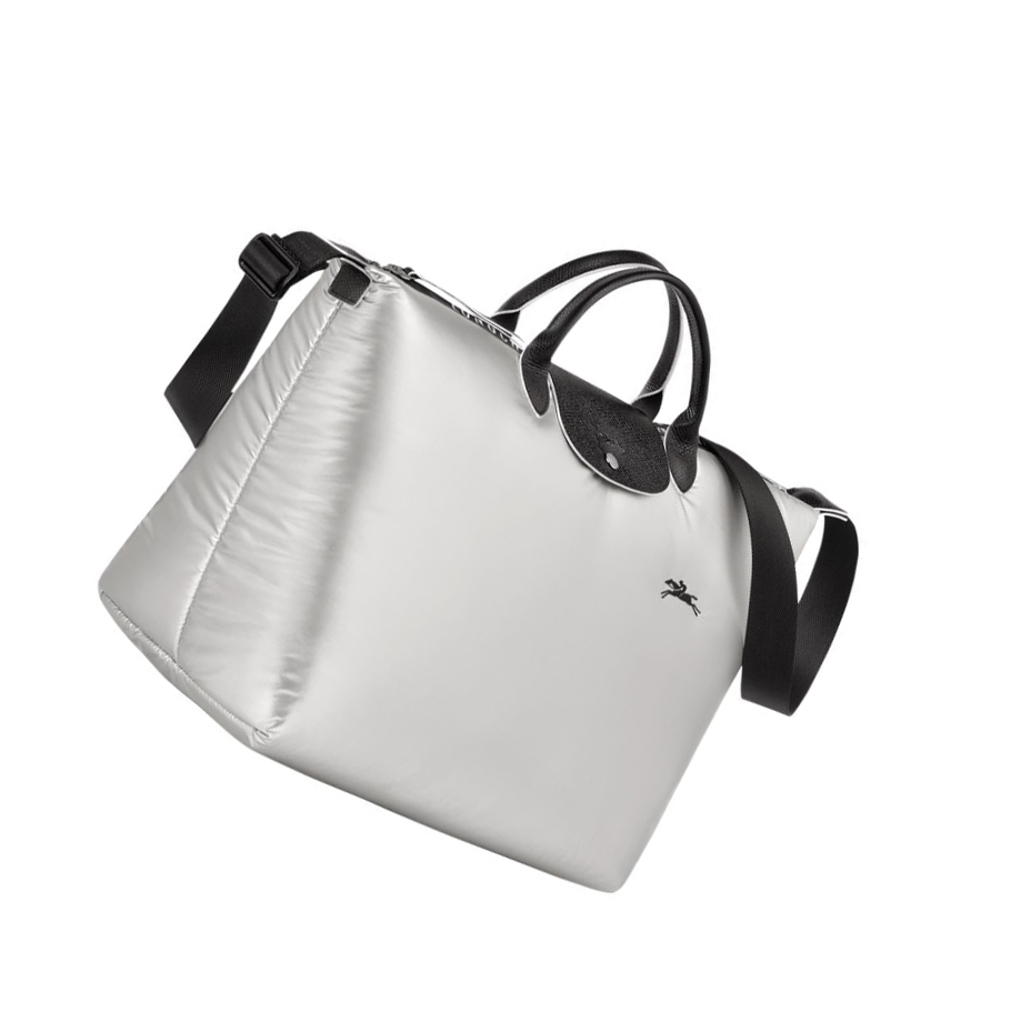 Longchamp Le Pliage Alpin Reistas Heren Zilver | NL-NV67530