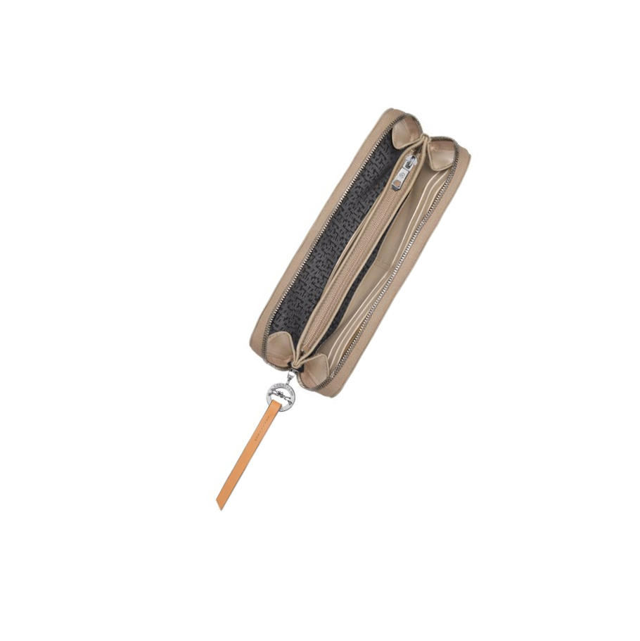 Longchamp Le Pliage City Portefeuille Dames Beige | NL-WB24780