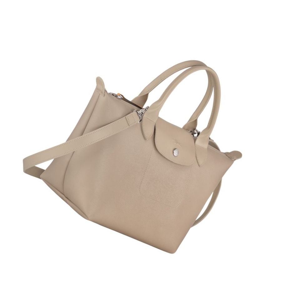 Longchamp Le Pliage City S Handtas Dames Beige | NL-YK50927