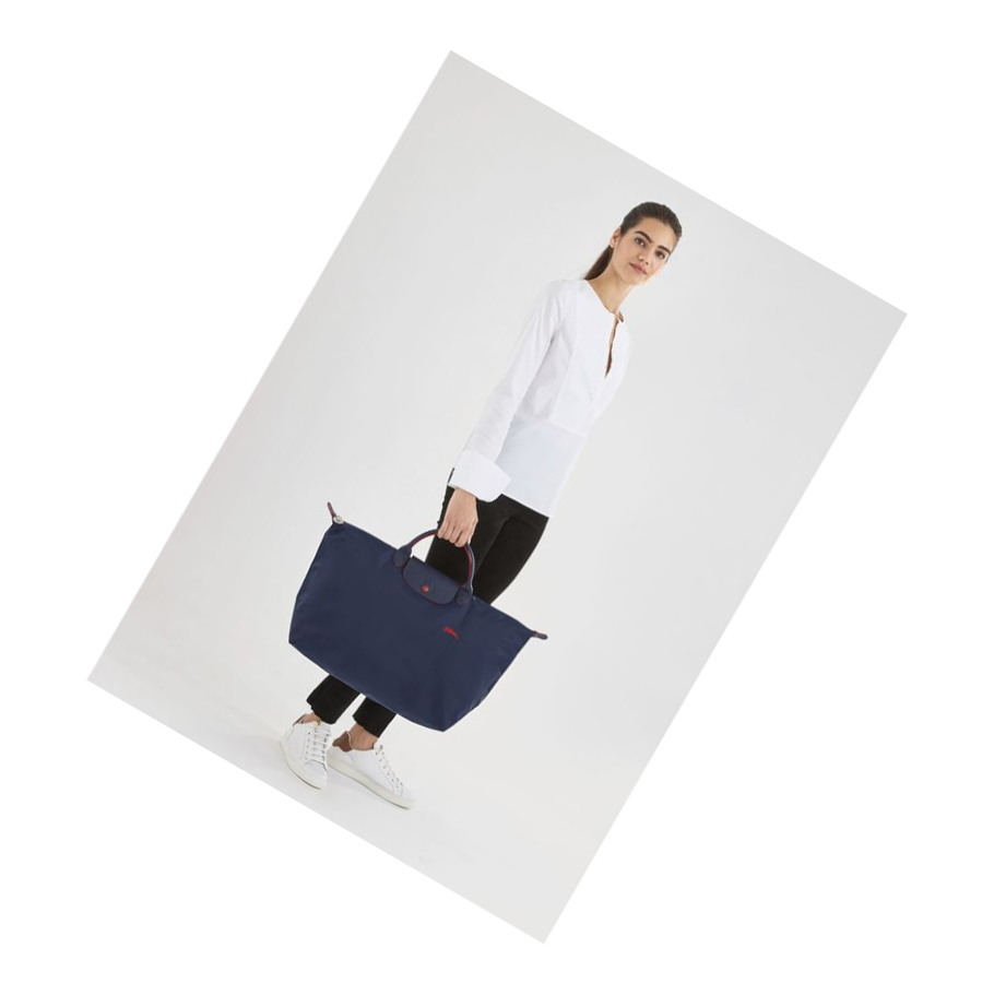 Longchamp Le Pliage Club L Reistas Heren Donkerblauw | NL-LD54891