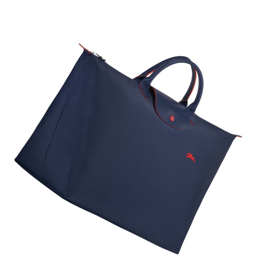 Longchamp Le Pliage Club L Reistas Heren Donkerblauw | NL-LD54891