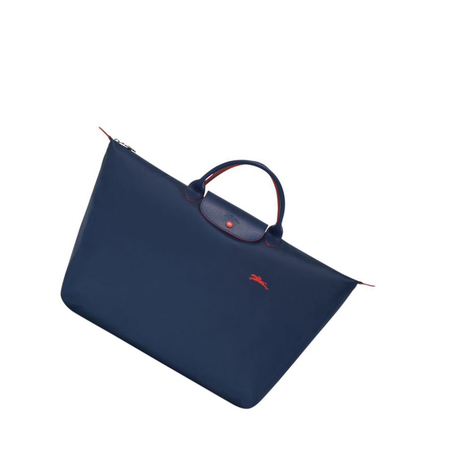 Longchamp Le Pliage Club L Reistas Heren Donkerblauw | NL-LD54891