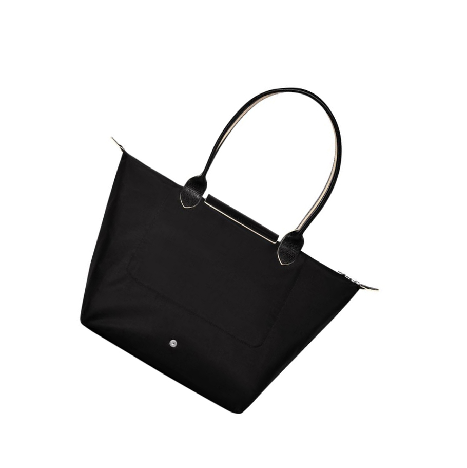 Longchamp Le Pliage Club L Schoudertassen Dames Zwart | NL-GJ35180