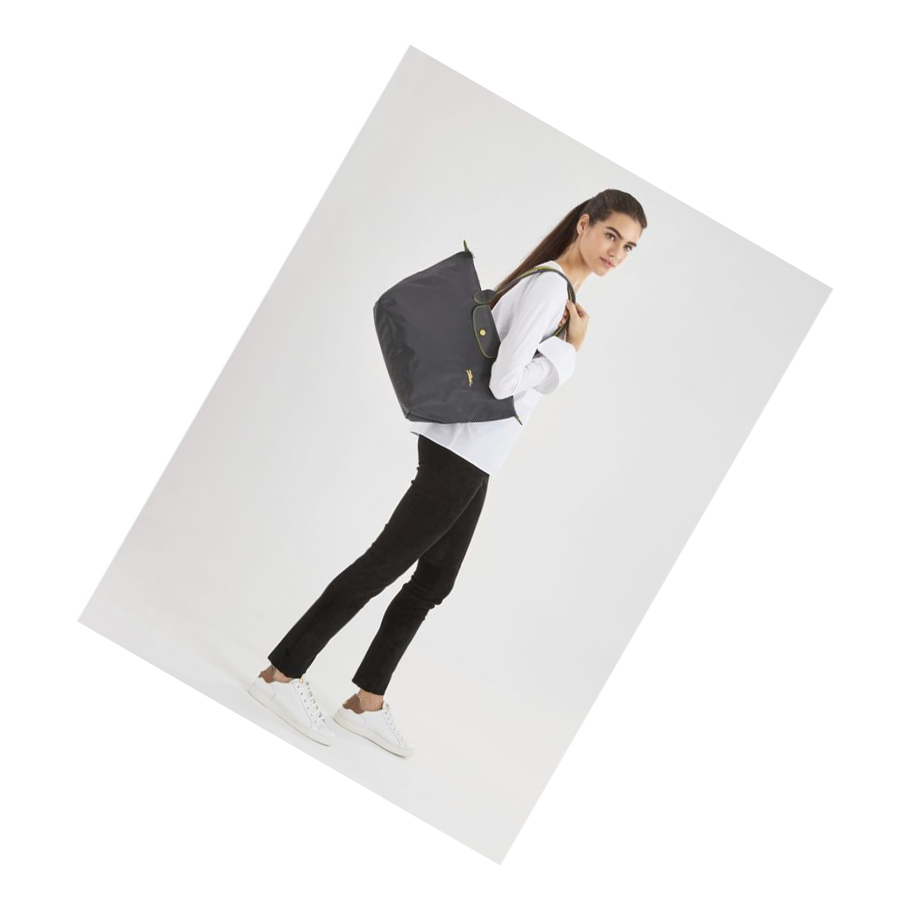 Longchamp Le Pliage Club L Schoudertassen Dames Grijs | NL-YR85310