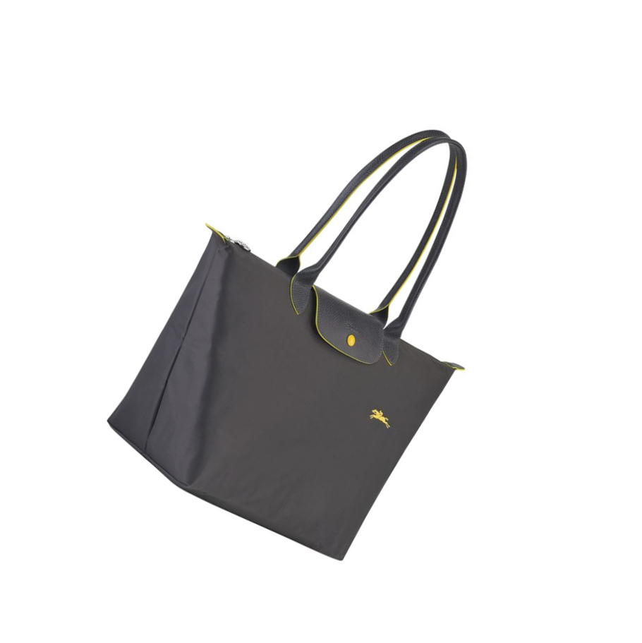 Longchamp Le Pliage Club L Schoudertassen Dames Grijs | NL-YR85310