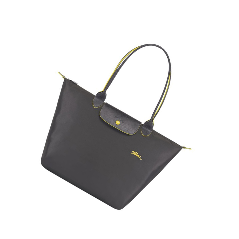 Longchamp Le Pliage Club L Schoudertassen Dames Grijs | NL-YR85310