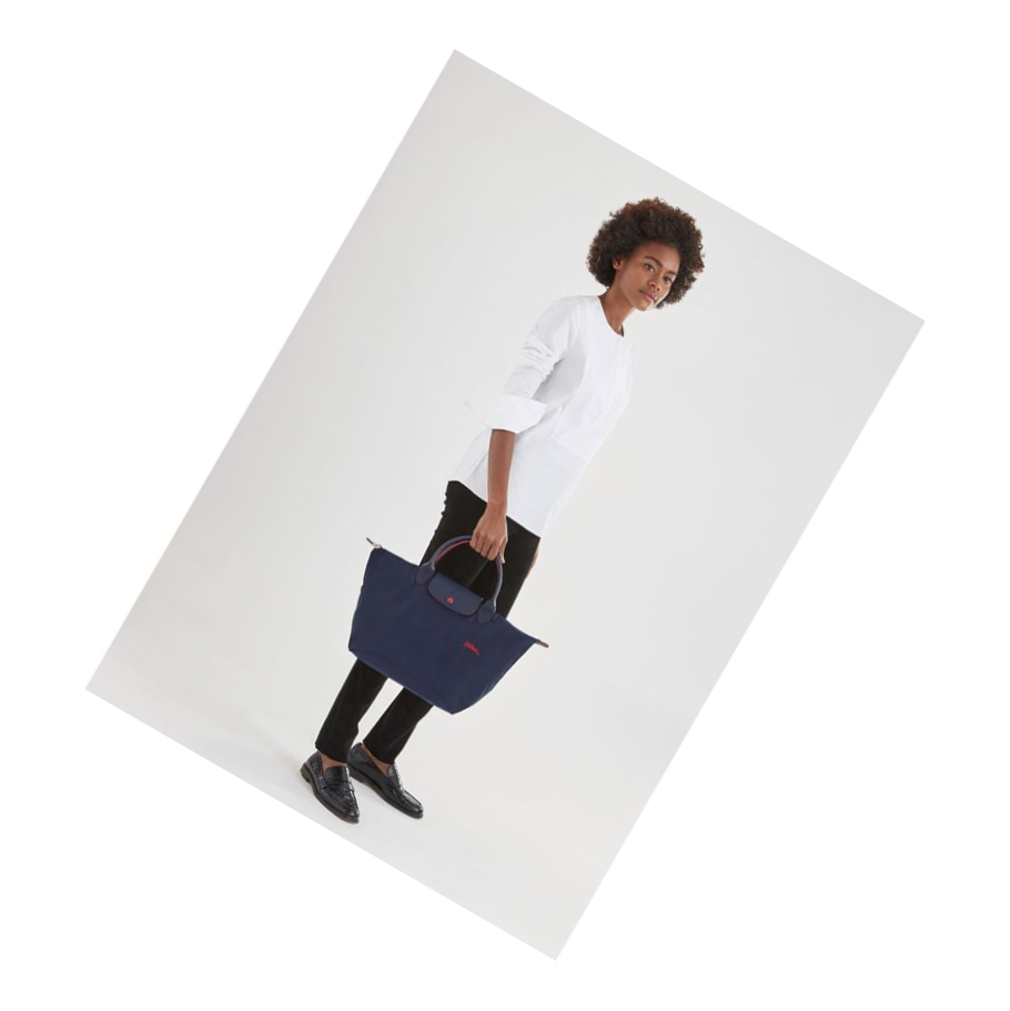 Longchamp Le Pliage Club M Handtas Dames Donkerblauw | NL-TF57130