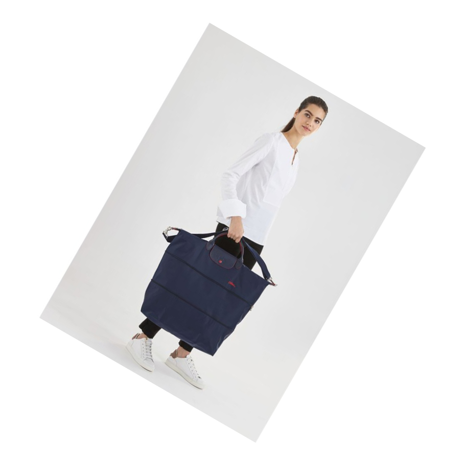 Longchamp Le Pliage Club Reistas Dames Donkerblauw | NL-DX98651