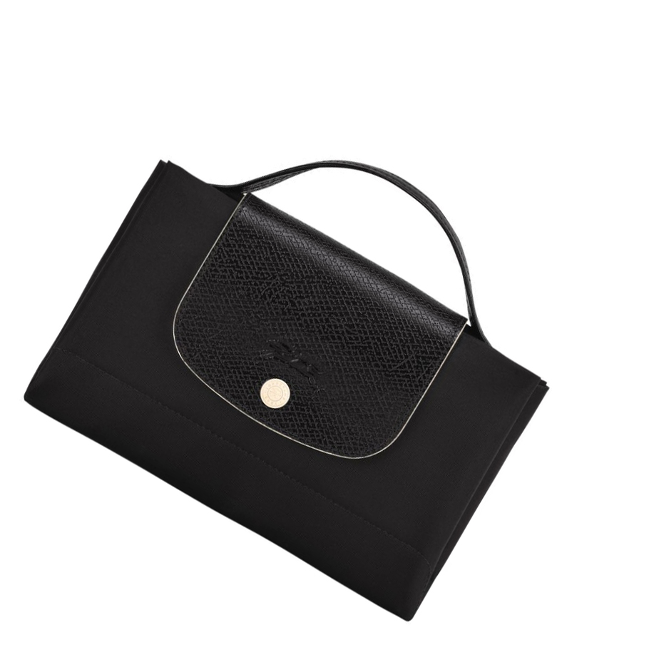 Longchamp Le Pliage Club S Aktetas Dames Zwart | NL-JQ45816