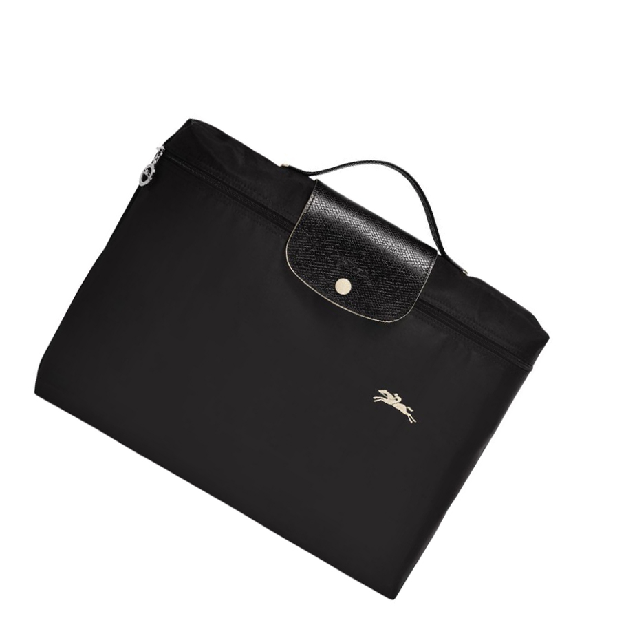 Longchamp Le Pliage Club S Aktetas Dames Zwart | NL-JQ45816