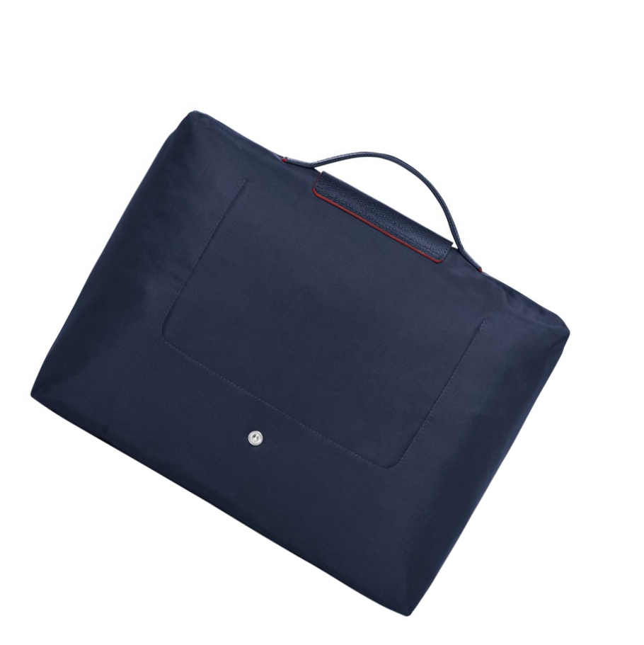 Longchamp Le Pliage Club S Aktetas Heren Donkerblauw | NL-PQ98027