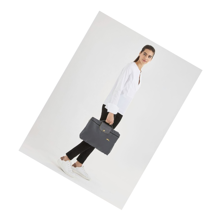Longchamp Le Pliage Club S Aktetas Heren Grijs | NL-SU95481