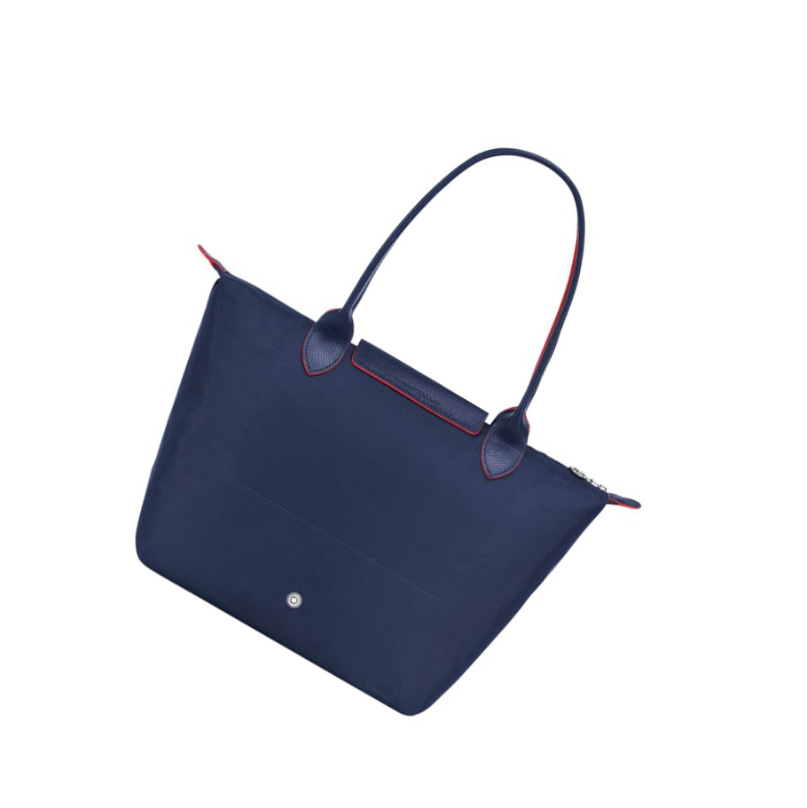 Longchamp Le Pliage Club S Schoudertassen Dames Donkerblauw | NL-HY03852