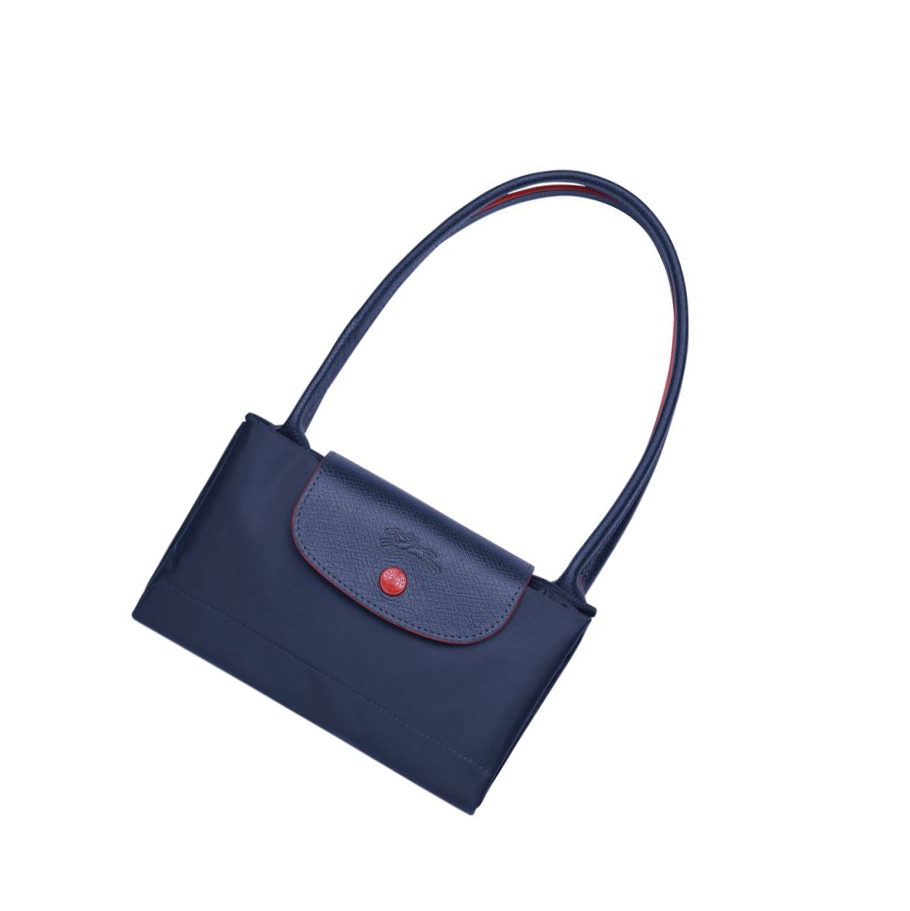 Longchamp Le Pliage Club S Schoudertassen Dames Donkerblauw | NL-HY03852