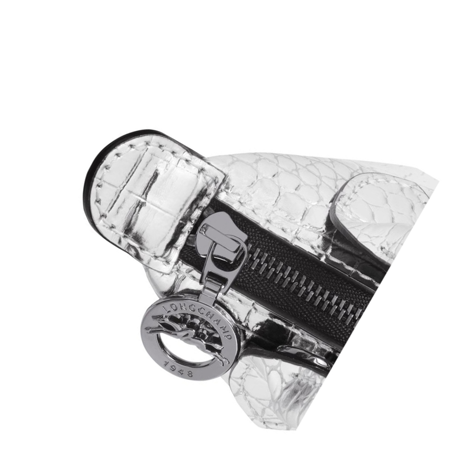 Longchamp Le Pliage Cuir Croco Crossbodytassen Dames Zilver | NL-CE68754