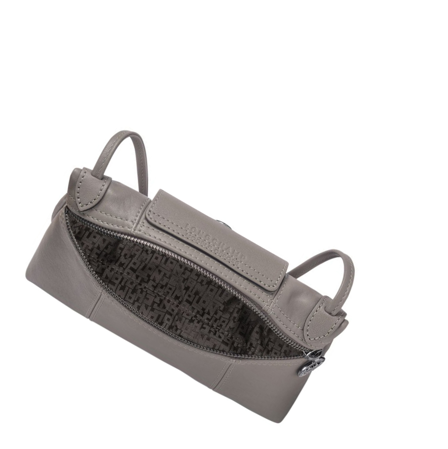 Longchamp Le Pliage Cuir Crossbodytassen Dames Grijs | NL-AT18079