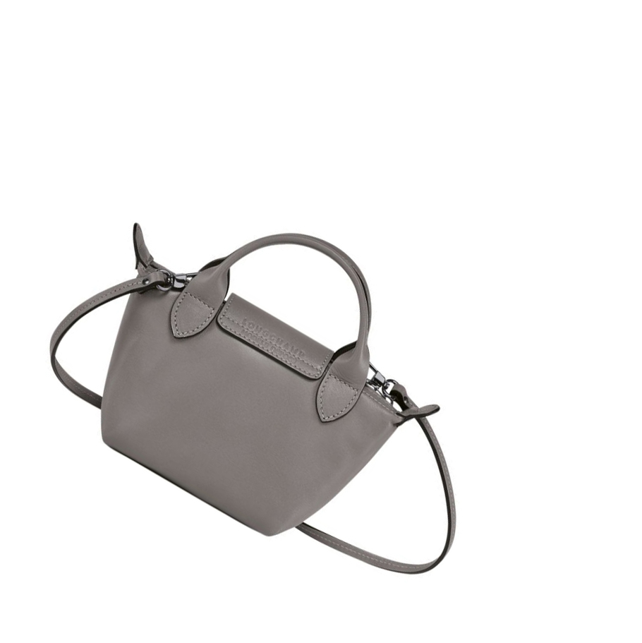 Longchamp Le Pliage Cuir Crossbodytassen Dames Grijs | NL-CJ50294