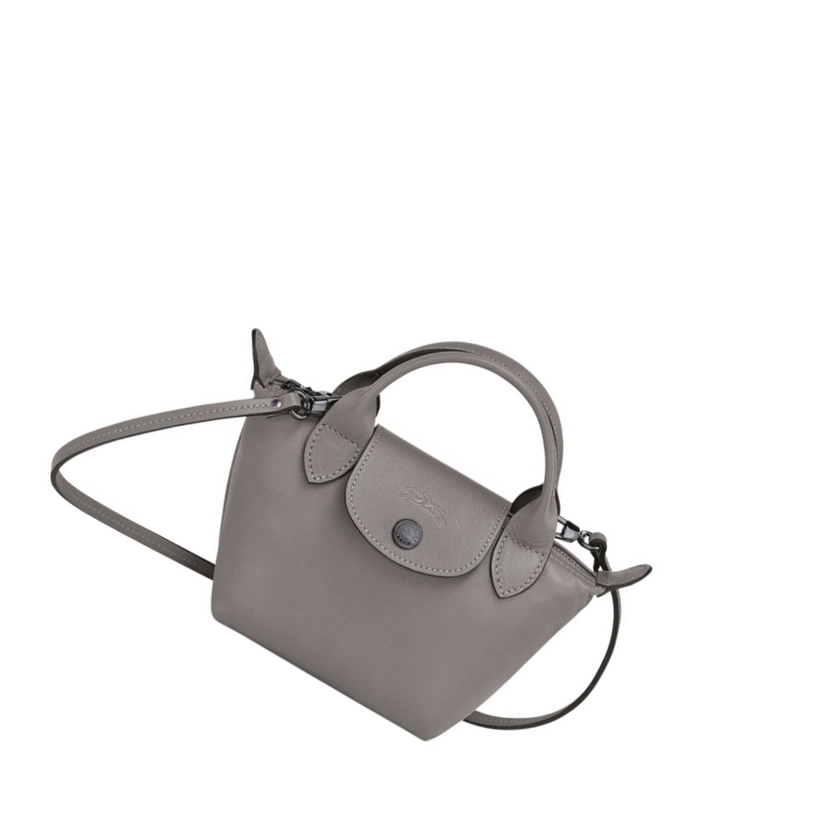 Longchamp Le Pliage Cuir Crossbodytassen Dames Grijs | NL-CJ50294
