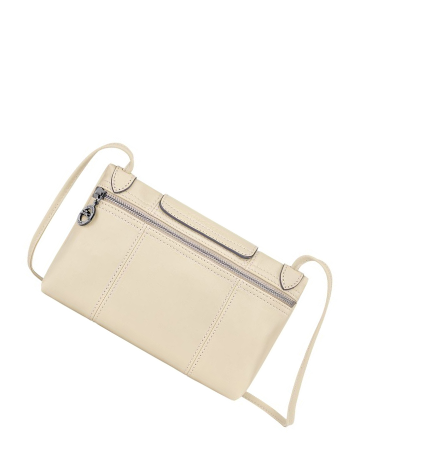 Longchamp Le Pliage Cuir Crossbodytassen Dames Beige | NL-FD75498