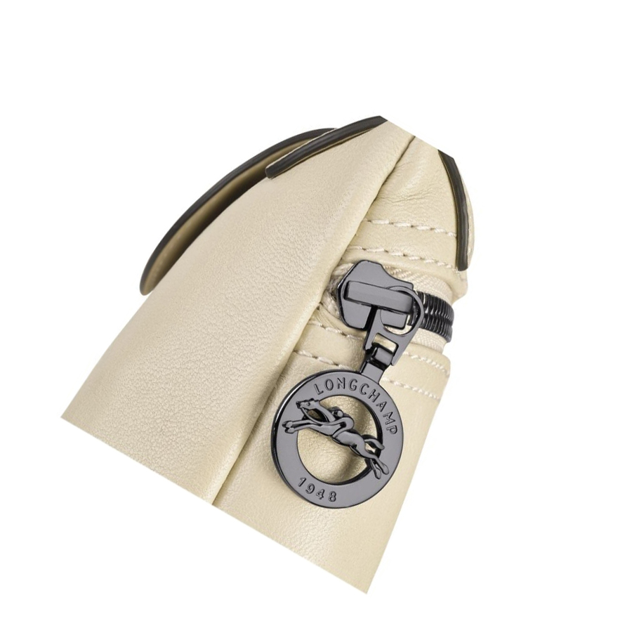 Longchamp Le Pliage Cuir Crossbodytassen Dames Beige | NL-FD75498