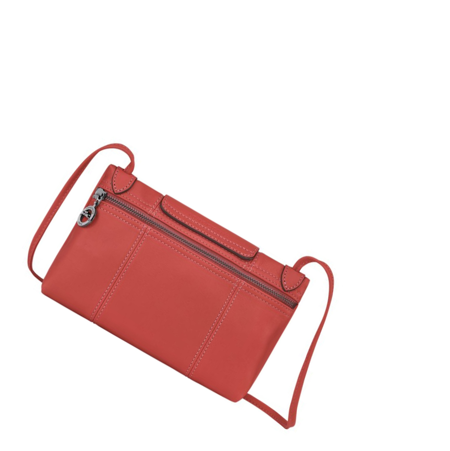 Longchamp Le Pliage Cuir Crossbodytassen Dames Rood | NL-FT27093