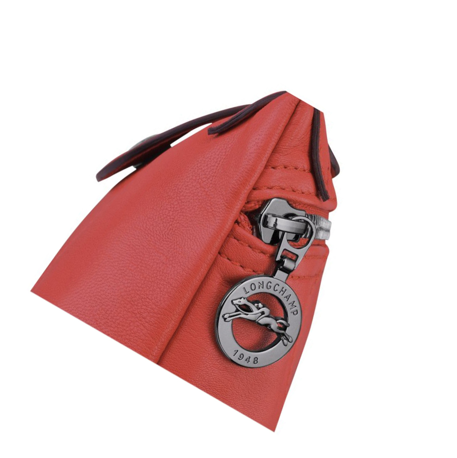 Longchamp Le Pliage Cuir Crossbodytassen Dames Rood | NL-FT27093