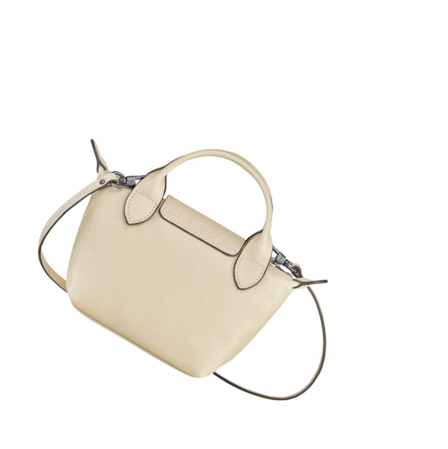 Longchamp Le Pliage Cuir Crossbodytassen Dames Beige | NL-QE16403