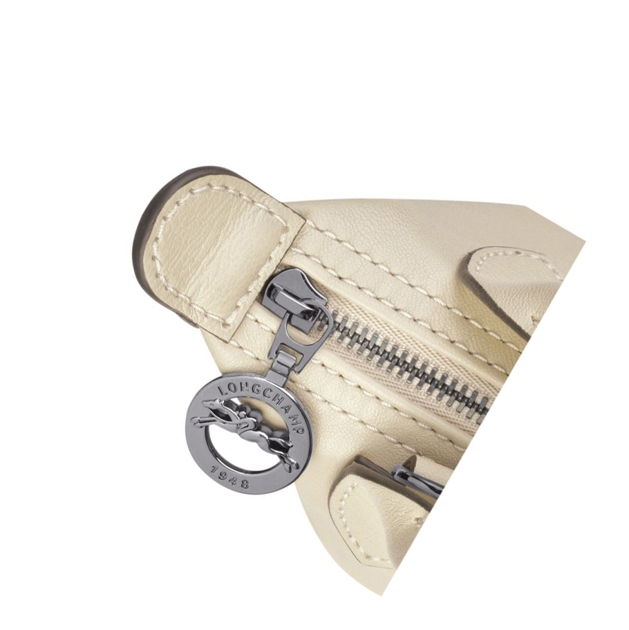 Longchamp Le Pliage Cuir Crossbodytassen Dames Beige | NL-QE16403