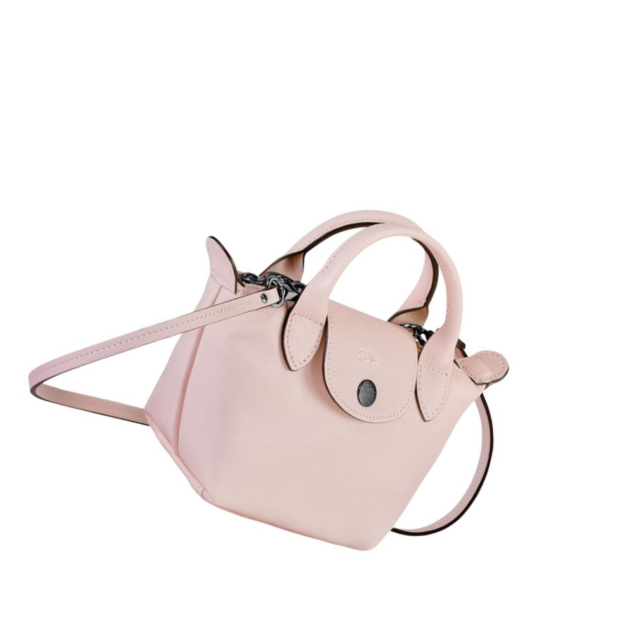Longchamp Le Pliage Cuir Crossbodytassen Dames Roze | NL-UI34876