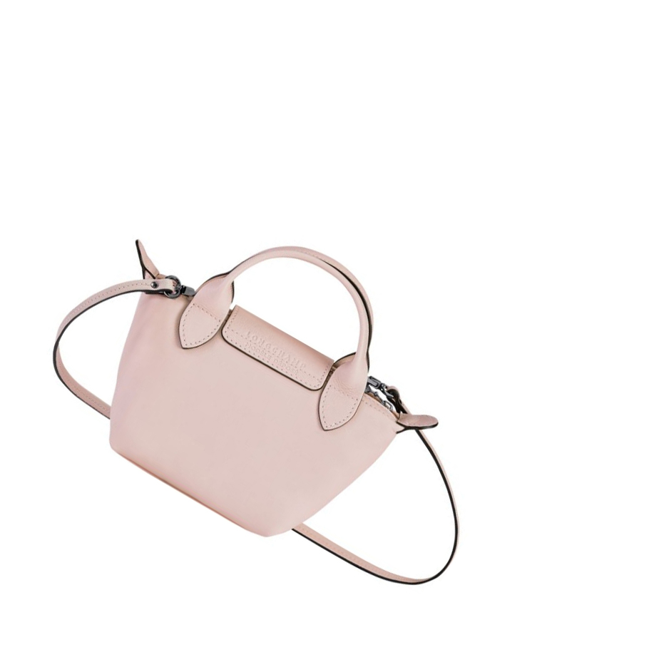 Longchamp Le Pliage Cuir Crossbodytassen Dames Roze | NL-UI34876