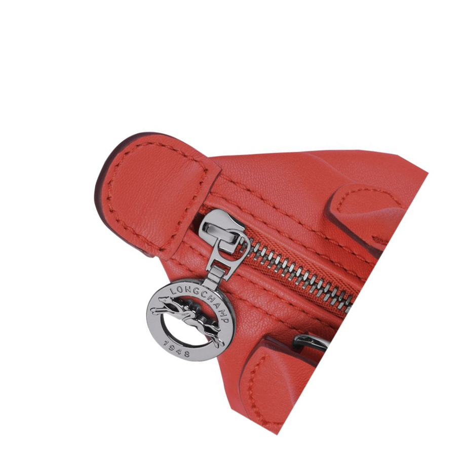 Longchamp Le Pliage Cuir Crossbodytassen Dames Rood | NL-XB78109