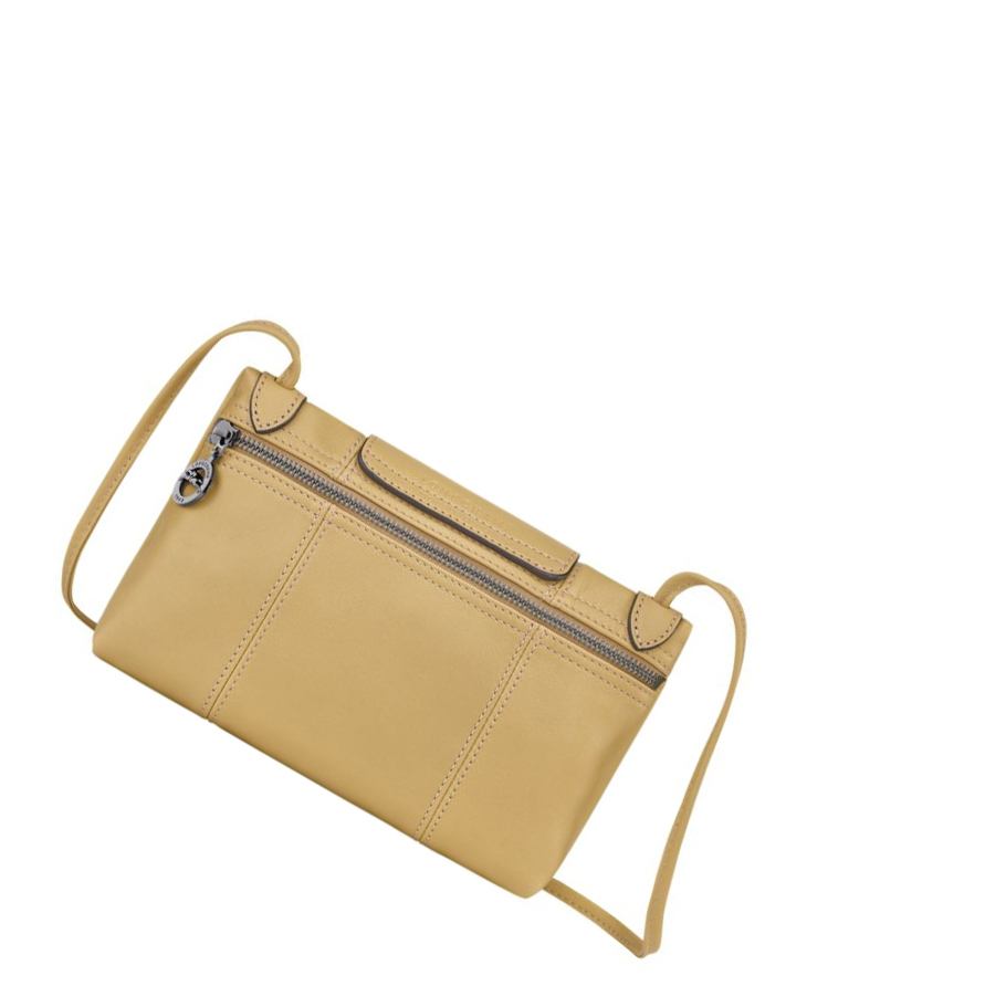 Longchamp Le Pliage Cuir Crossbodytassen Dames Beige | NL-YI87053