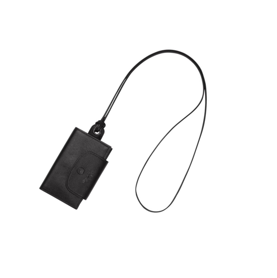 Longchamp Le Pliage Cuir Kaarthouder Dames Zwart | NL-QM32715