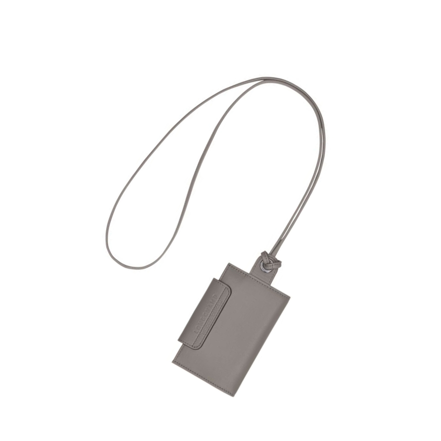 Longchamp Le Pliage Cuir Kaarthouder Heren Grijs | NL-VQ79548
