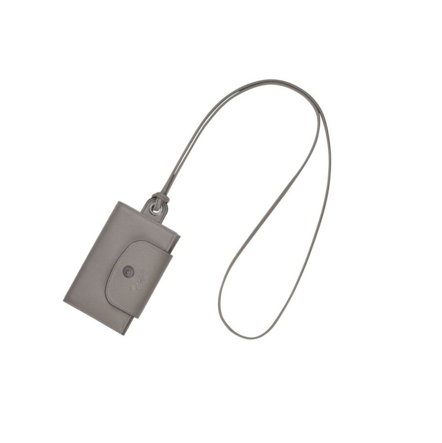 Longchamp Le Pliage Cuir Kaarthouder Heren Grijs | NL-VQ79548