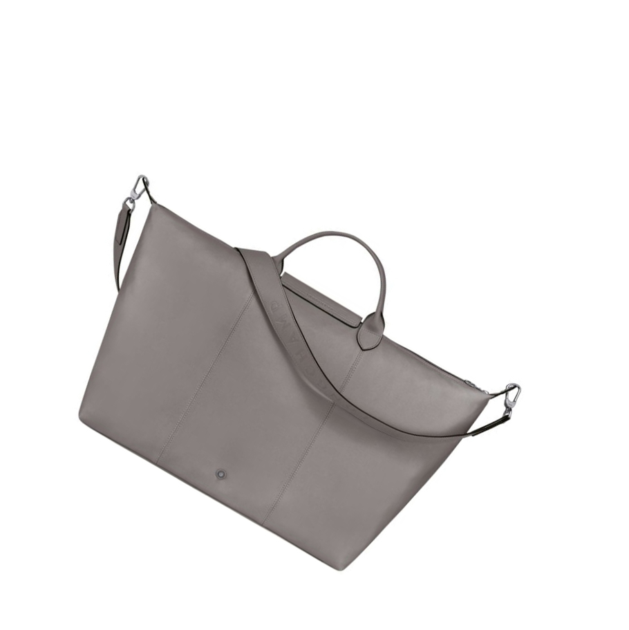 Longchamp Le Pliage Cuir L Reistas Heren Grijs | NL-DL23076