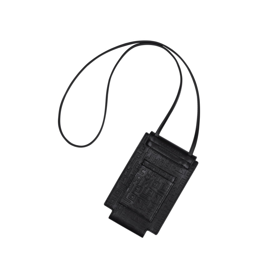 Longchamp Le Pliage Cuir Lgp Hoesje Dames Zwart | NL-JD32468