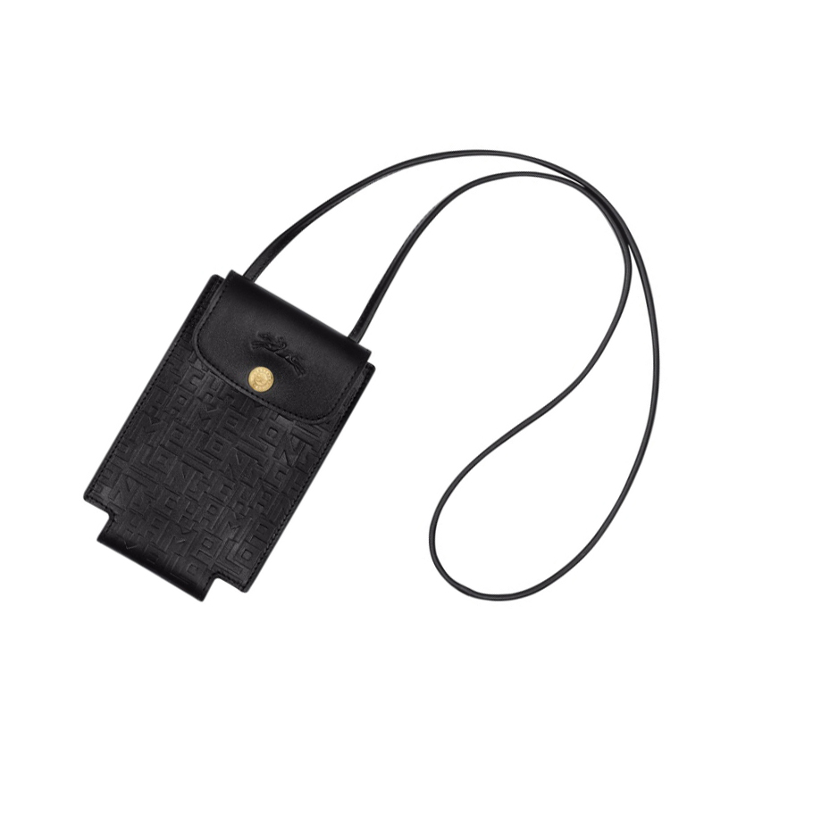 Longchamp Le Pliage Cuir Lgp Hoesje Dames Zwart | NL-JD32468
