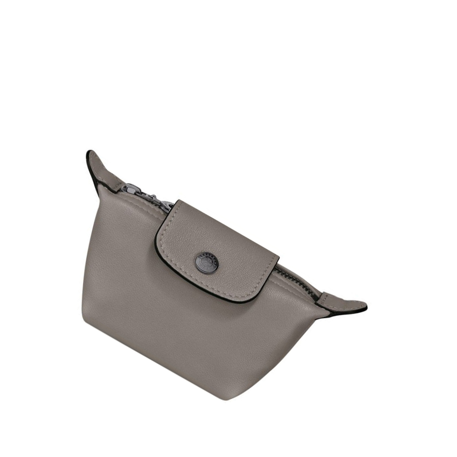 Longchamp Le Pliage Cuir Portemonnee Heren Grijs | NL-EB41905