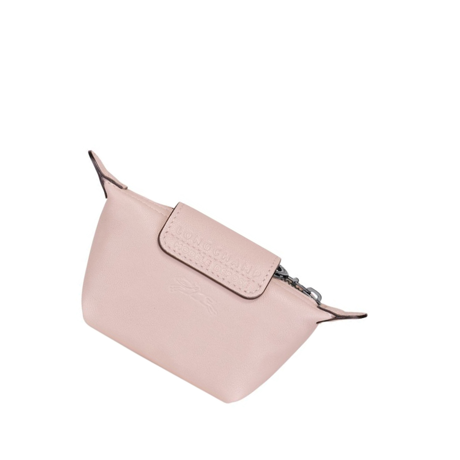 Longchamp Le Pliage Cuir Portemonnee Heren Roze | NL-MO31407