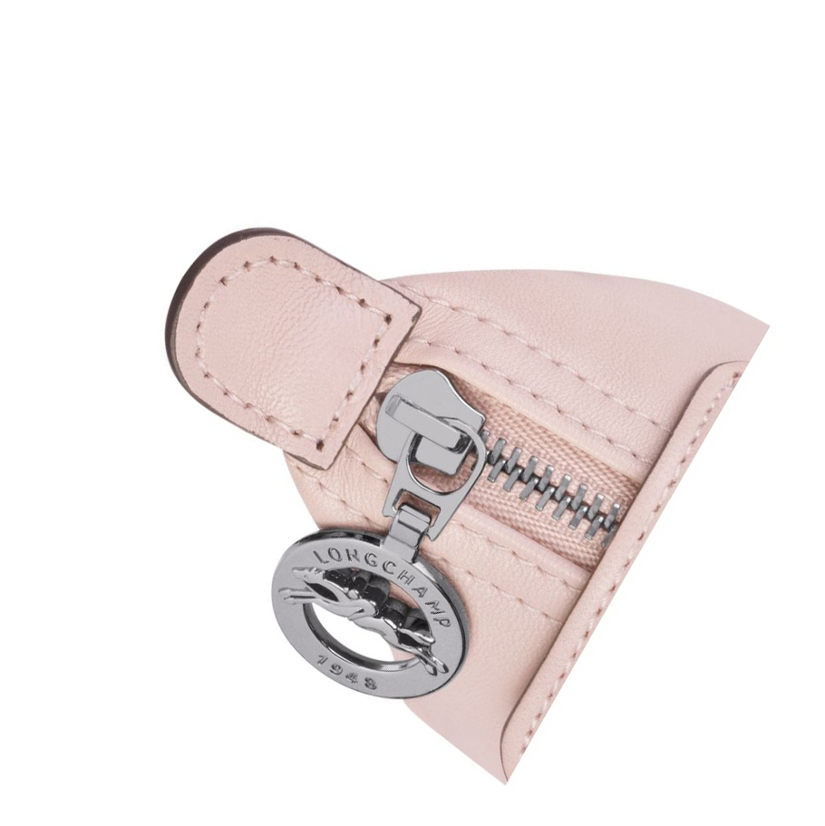 Longchamp Le Pliage Cuir Portemonnee Heren Roze | NL-MO31407