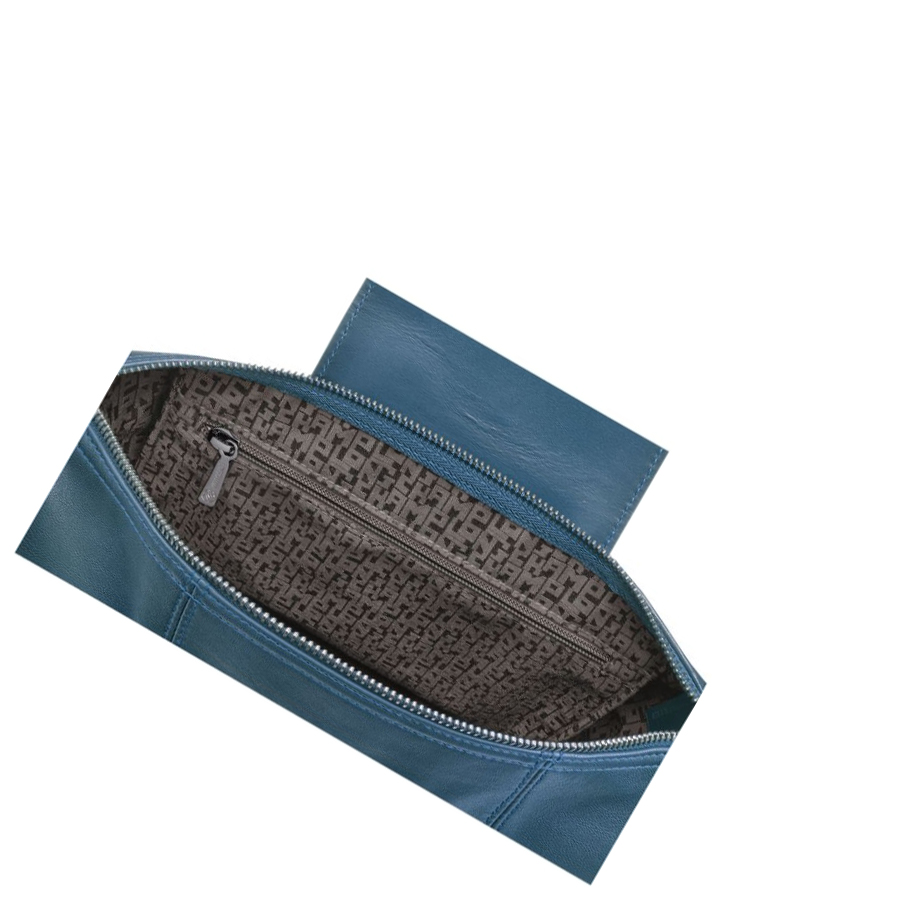 Longchamp Le Pliage Cuir Rugzak Dames Blauw | NL-RG73948