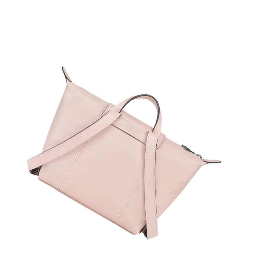 Longchamp Le Pliage Cuir Rugzak Dames Roze | NL-XU46085